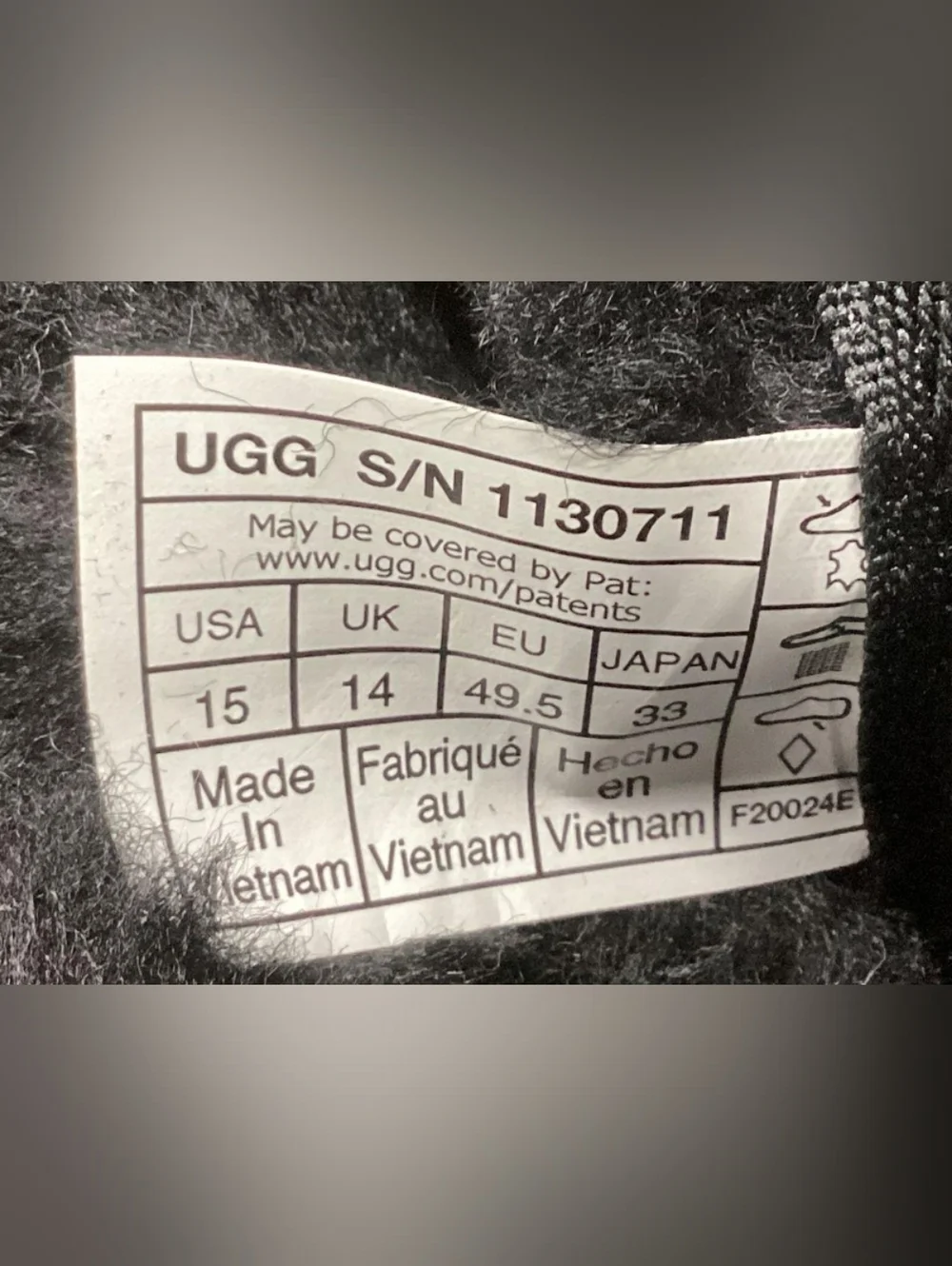 UGG suede upper